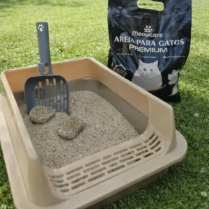 Areia Higiênica Meowcare Premium Natural Para Gatos 4 Kg